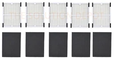 5 Pack Hepa & Carbon Filters For Idylis A IAP-10-100, IAP-10-150, IAF-H-100A