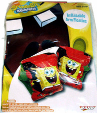 SpongeBob Swimming Floaties Inflatable Arm Floaties