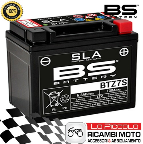 Batterie BS-BATTERY BTZ7S=YTZ7S Husqvarna Te 449 2011-2013