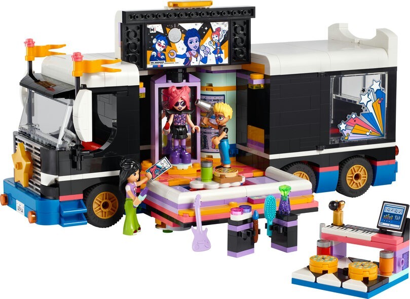 Поп-звезда-Туристический автобус LEGO Friends 42619 NEU N01/24