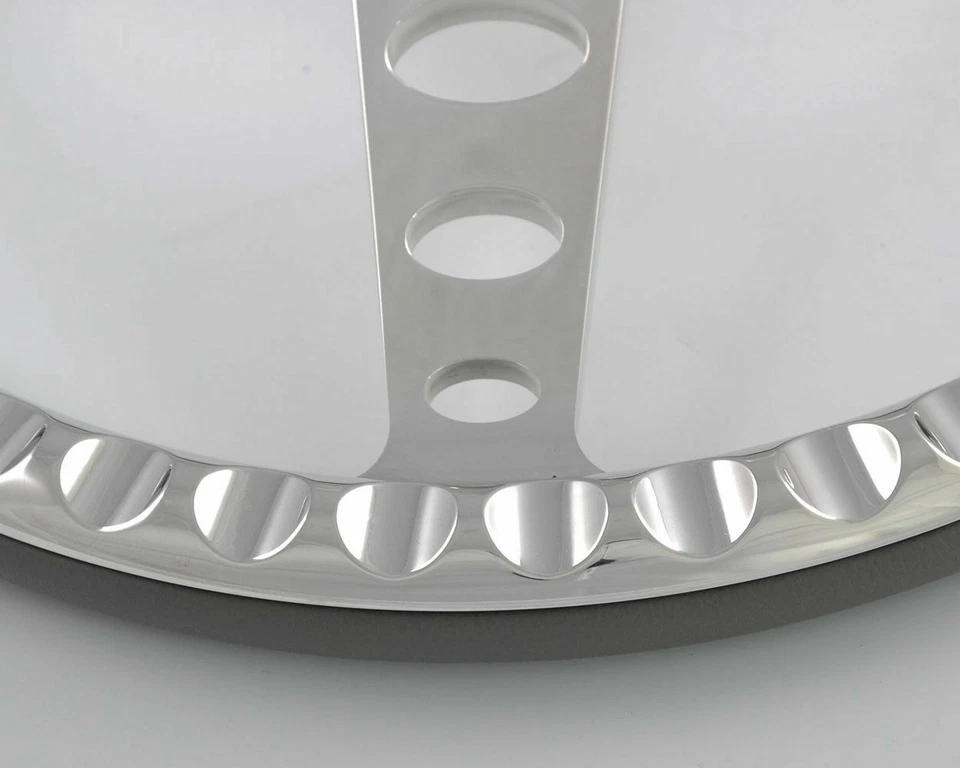 Volantes Billet 14"" madera grano Chrysler New Yorker Imperial Cordoba Foto 3 de 4