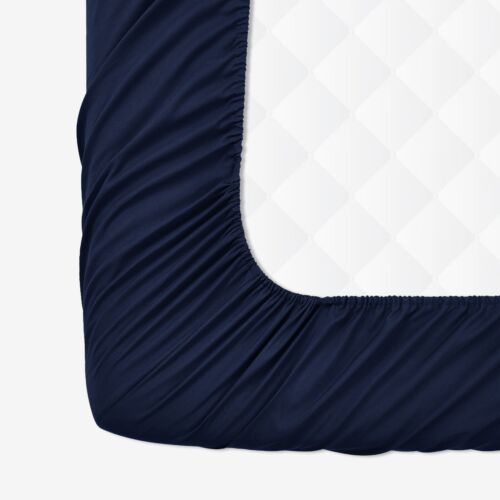 Fitted Sheet Deep Pocket Easy Care Breathable Microfiber Elastic Bedding Sheets - Picture 8 of 47