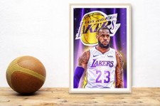 LeBron James Basketball Legend Poster Premium Quality Choose your Size