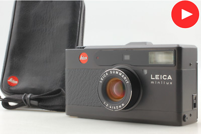 [NEAR MINT++ w/Case] Leica Minilux Film Camera Black Summarit 40mm F2.4 JAPAN
