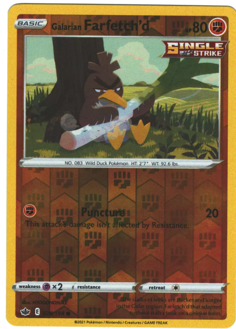 Farfetch'd Reverse Holo, EX