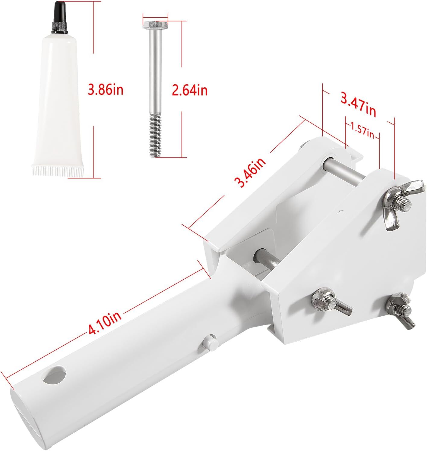 Tablet Holder w/ Snap-Adapt Handle for Most Standard Telescopic Pool Pole 542068