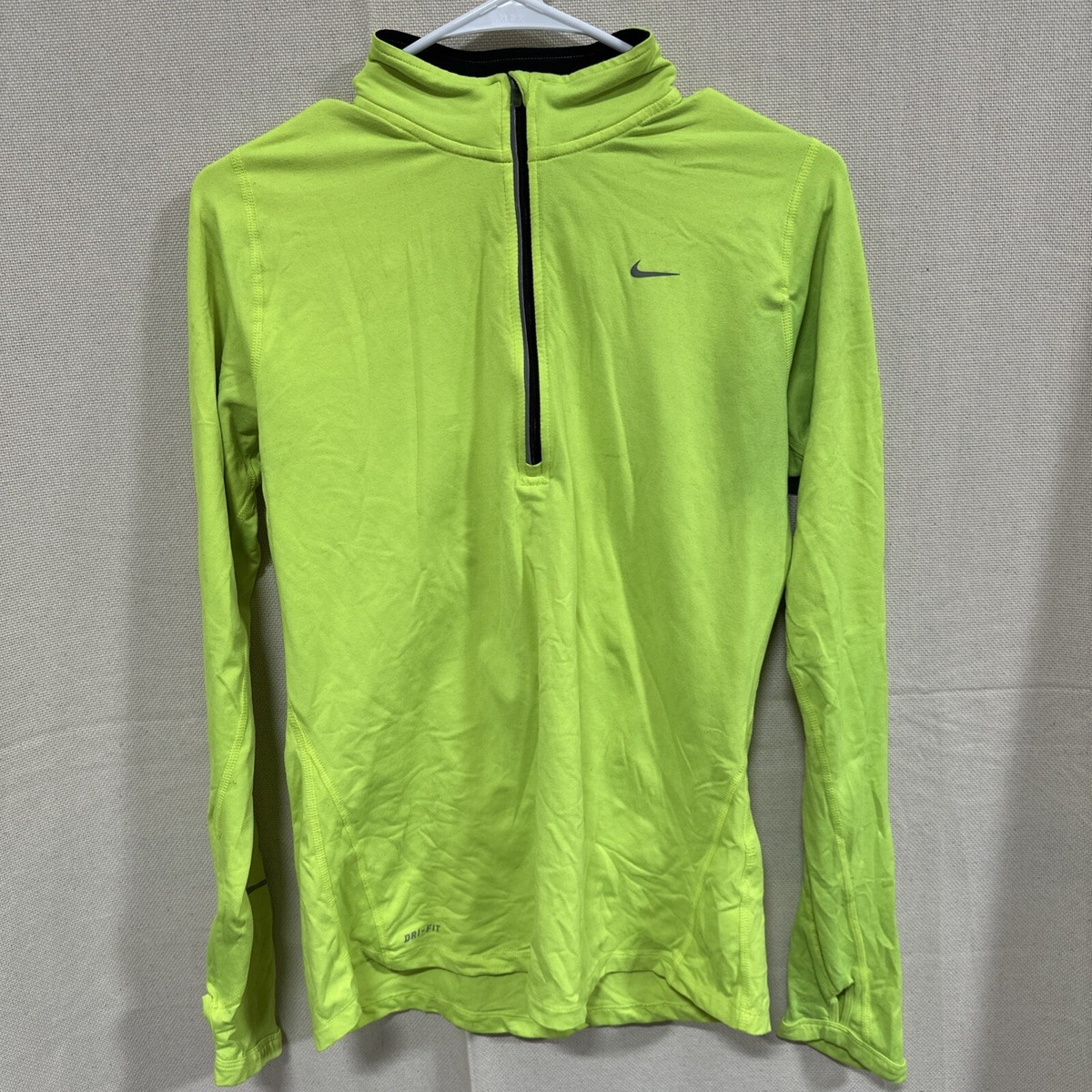 Zip Pullover Nike Dri Fit Nike Neon Half Zip Nike Running Dri Fit