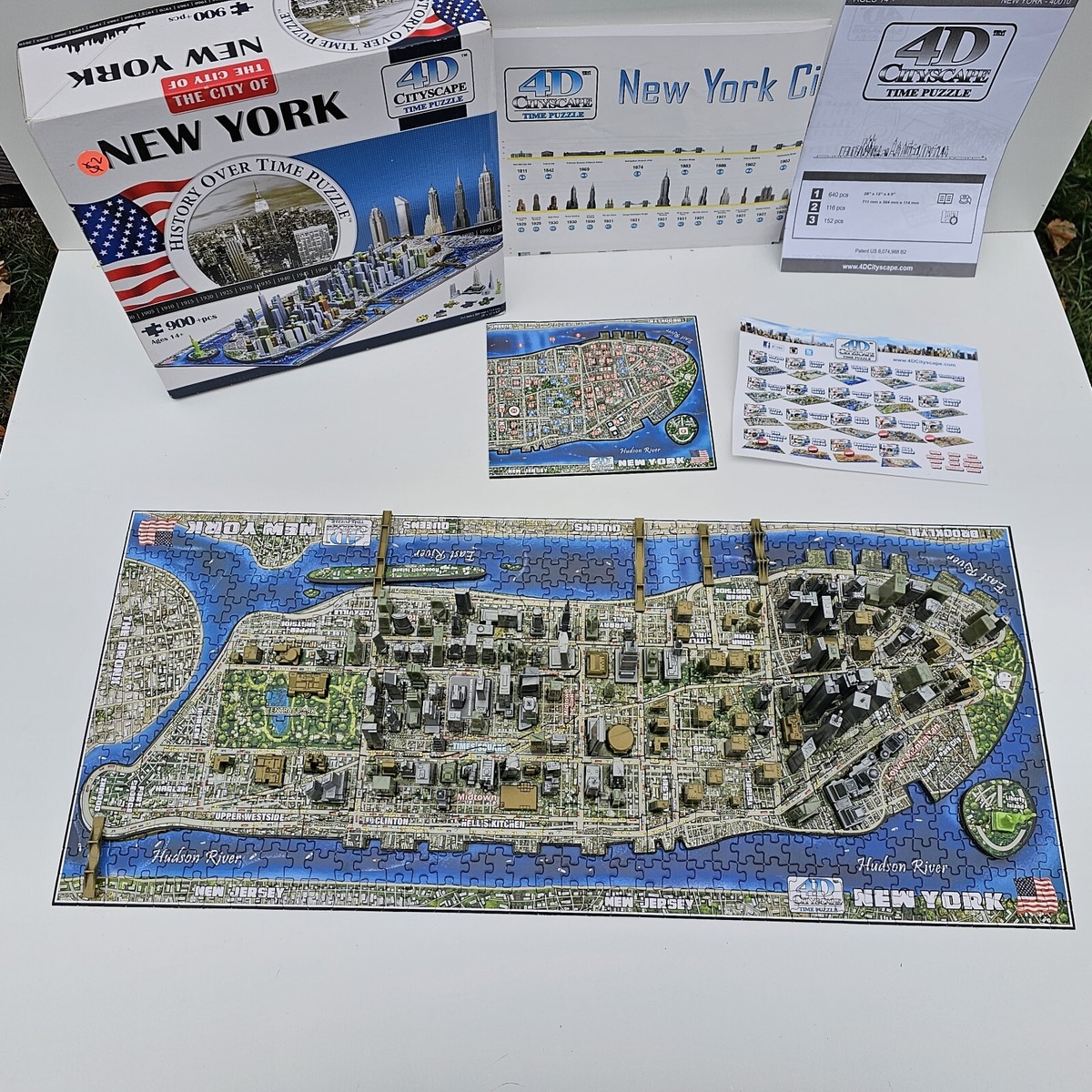 【4冊新品未開封】Distinction 12345+Structures New York History Puzzle Over Time 4D - 900+ Pieces | eBay