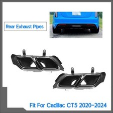 Per Cadillac CT5 2020-2024 Kit 2x Tubi di Coda Marmitta Scarico Posteriore Auto