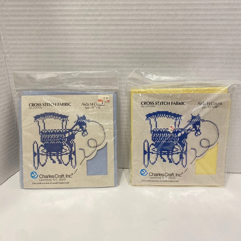 5) Tela de punto de cruz contada Charles Craft & Regency Aida 14 y 22 unidades 12x18" Foto 2 de 4