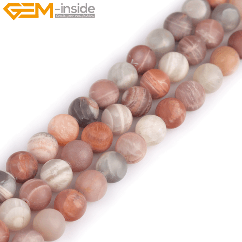 Natural Sunstone Gemstone Round Beads For Jewellery Making 15" 6mm 8mm 10mm 12mm - Picture 10 of 95