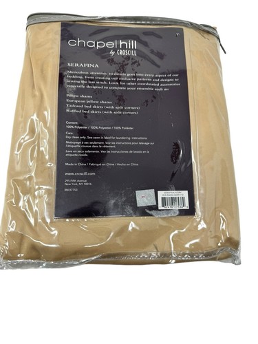 Croscill Chapel hill Serafina Euro Sham Fringe NEW Set of two - 第 4/12 張圖片