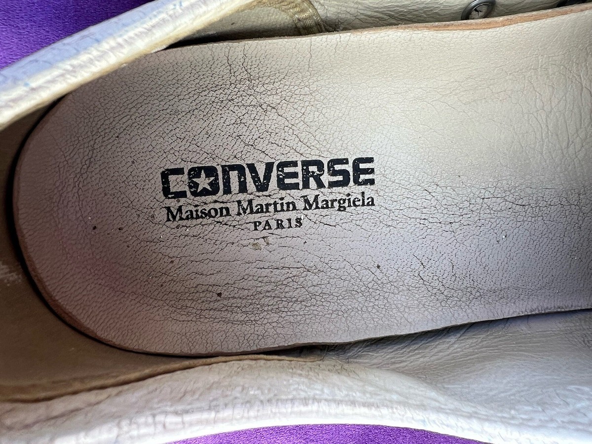 Converse Maison Margiela Men's 13 White Blue Leather Lows