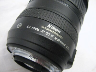 Nikonレンズ　SWM VR ED IF Asperical 72 NIKON DX SWM VR ED IF 1.1M 3.FT 52 | eBay