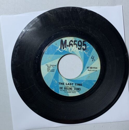ROLLING STONES - 45 RPM - The Last Time DJ Juke RARE Terre Haute Press London - Picture 4 of 4