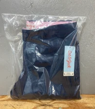 Cat & Jack NWT Girls Straight Fit School Uniform Pants, Navy Blue, Size 8 Plus