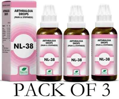   New Life NL-38 Arthralgia Drops (30ml Each) | Pack of 3 | Exp: 5 Years  