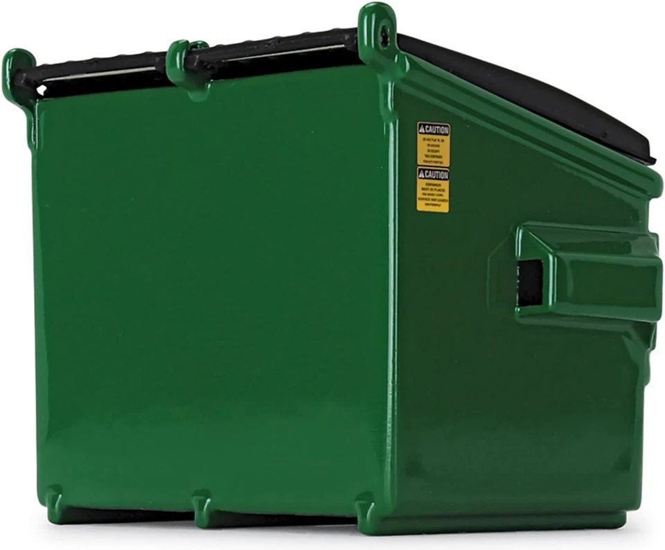 Cubo de basura (gestión de residuos) verde modelo 1:34 - primera marcha 90-0169D Foto 3 de 3