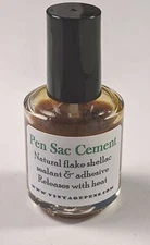 Sac cement for pen repair, traditional natural flake shellac formula