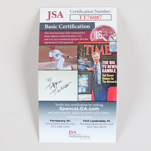 Duke Snider Signed Baseball Dodgers - COA JSA - Picture 7 of 7