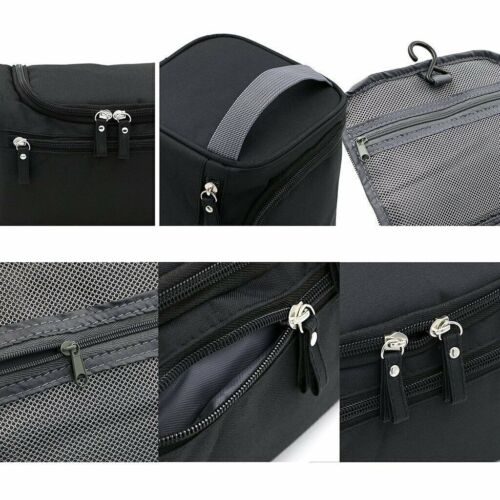 Mens Travel Wash Bag Hanging Toiletry Large Capacity Shaving Gym Makeup Bag UK - Picture 10 of 14