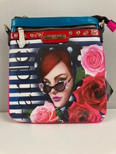 Nicole Lee USA LADY IN RED Print Fashion Pop Art CLUTCH/Crossbody Bag 10322-RD