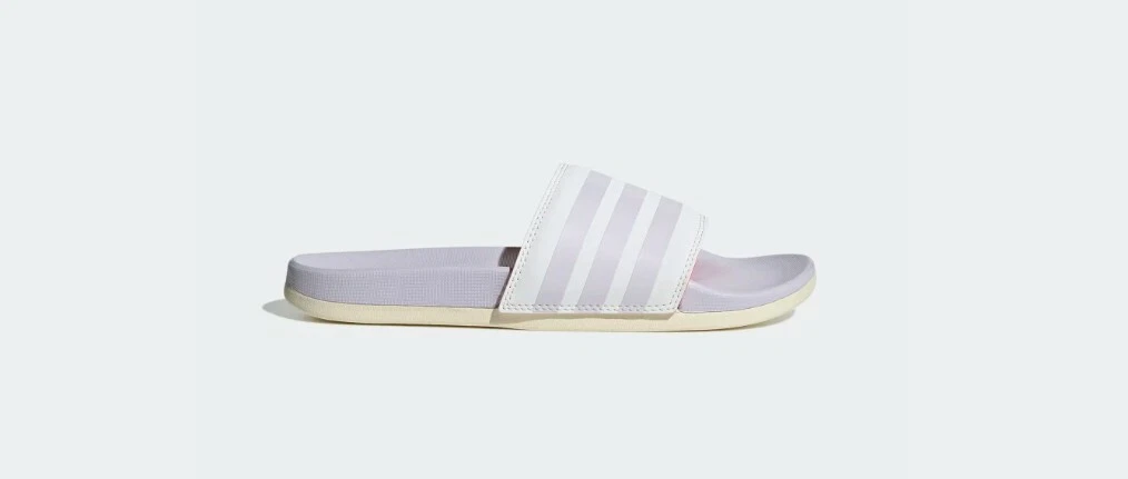 Adilette comfort online slides purple tint