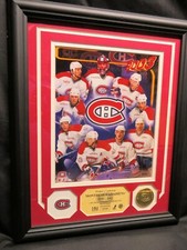 MONTREAL CANADIENS 2002-03 Highland Mint Photo Collage Display, Ltd to 1000