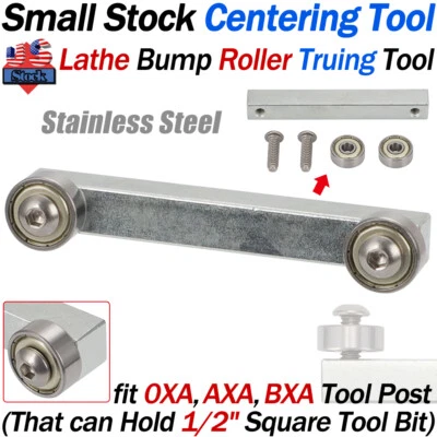 Small Stock Centering Tool Lathe Bump Roller Truing Tool 0XA AXA BXA 1/2" Square