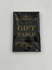 Black and Gold Foil Table Numbers Wedding Reception Table 1-30 Gift and Head