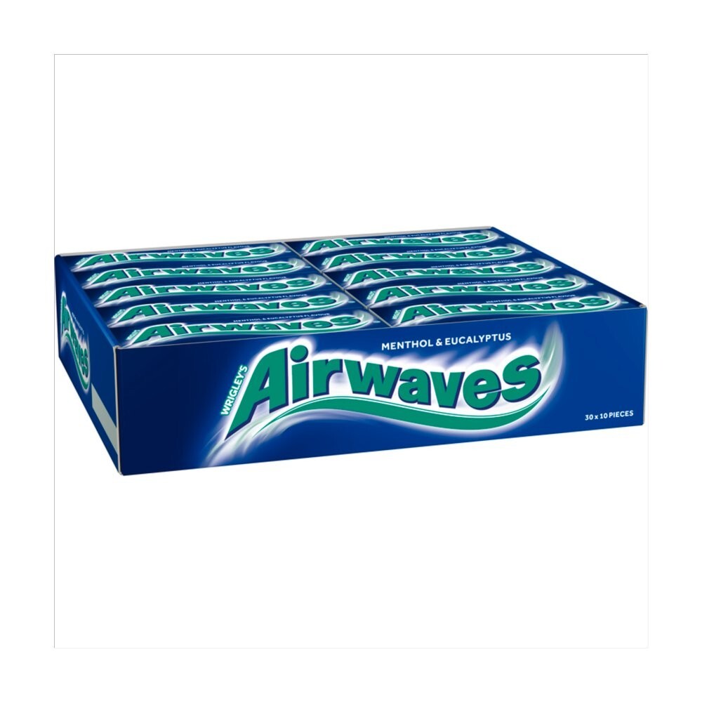 Wrigley's Airwaves Menthol and Eucalyptus Chewing Gum - 30 Packs | eBay UK