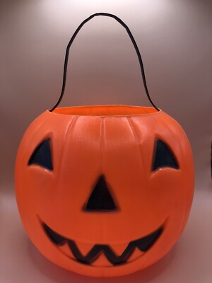 Vintage EMPIRE Halloween Pumpkin Jack O Lantern Plastic Blow Mold ...