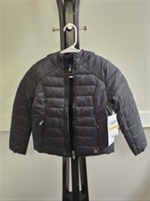 Spyder Youth Girl's Clara Short Black Hooded Puffer Winter Jacket-Size M 8/10 