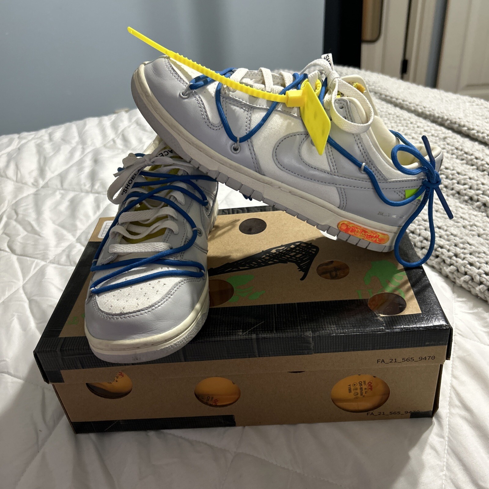 OFF WHITE X NIKE Nike Off White x Dunk Low "Lotto 10 di 50" Taglia 8