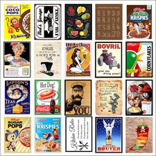 Various Retro Tin Metal Novelty Replica Signs Home Bar Kitchen Man Cave Shed M83