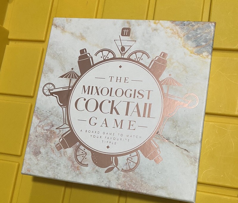 Mixologist Cocktail Trivia Board Game, Adults Games Night, After Dinner Party