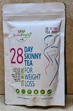 GDGP Green People 28 Day Weight Skinny Tea Weight Loss Herbal Exp 04/29/2024
