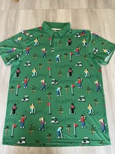 Tipsy Elves Golf Shirts Performance Athletic Fit Men's Golf Polo Shirt 2XL