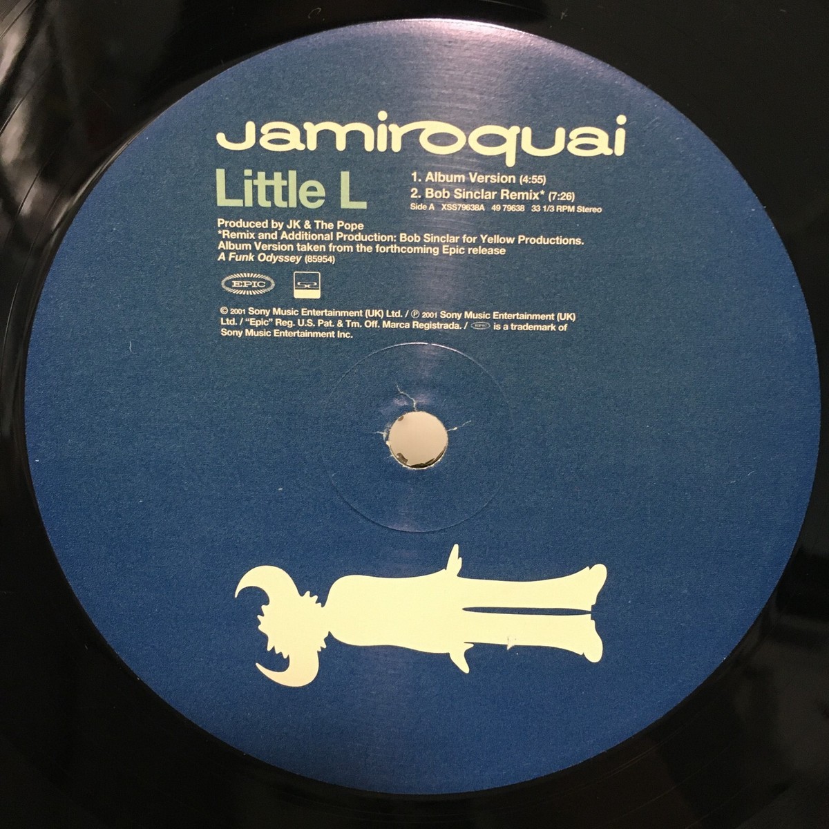 Jamiroquai レコード　12インチ　LP JAMIROQUAI / LITTLE L UK PRESSING 12