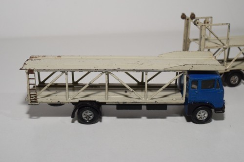 B7 1:43 MERCURY FIAT 682 CAMION RIMORCHIO AUTO PORTAPACCHI BISCARA BLU GRIGIO... - Foto 4 di 14