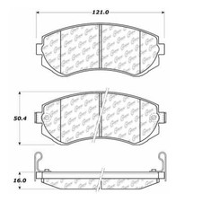 C-TEK Ceramic Disc Brake Pad Sets fits 1989-1996 Nissan 240SX  CENTRIC PARTS