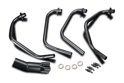 Honda CB500 CB550F CB550K Delkevic Ceramic Black Header Exhaust