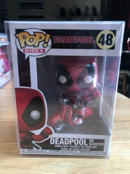 Funko Pop Marvel Rides Deadpool on Scooter #48 Vinyl Figure for sale online | eBay