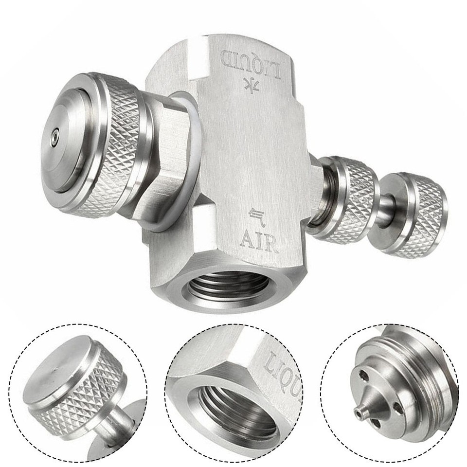 Air Atomizing Nozzle 1/4BSPT Misting Low Pressure Solid Cone Spray Tip