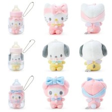 Baby Bottle Plush Mascot Holder Keychain 3H S...
