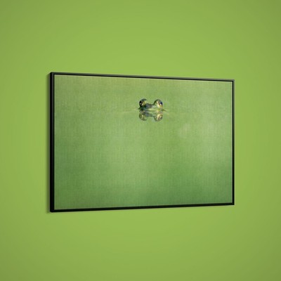 Artographie - Swimming Frog - Art Print on Paper or Canvas