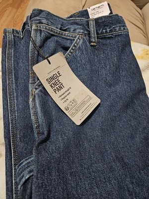 Carhartt WIP (Work in Progress) Single Knee Pant Relaxed Fit Denim Blue SW