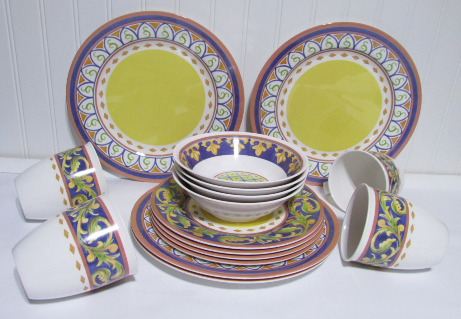 Pfaltzgraff  Villa Della Luna   Melamine  Dinnerware Service