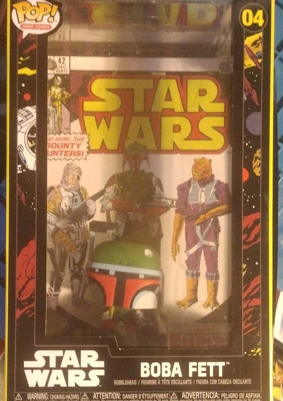 Funko Star Wars Pop! Comic Covers Vinyl Bobblehead Boba Fett #04 w/ Case
