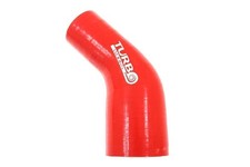 Silikonschlauch Reduzierung 45&deg; Rot 63/70 mm